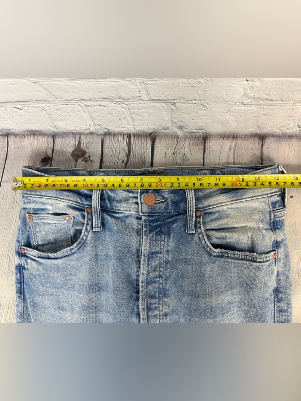 MOTHER the tripper in flowers high rush button fly jeans size 28 - Picture 8 of 9